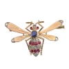 A Mischievous Victorian Bee or Fly Brooch for the Lapel, circa 1890
